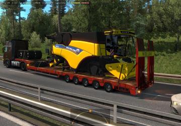 Agricultural trailers pack in traffic version 1.0 for Euro Truck Simulator 2 (v1.35.x)