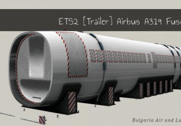 Airbus A319 Fuselage version 1.0 for Euro Truck Simulator 2 (v1.32.x, 1.33.x)