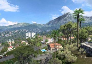 Map Akokan Island – Grand Utopia Addon version 1.1 for Euro Truck Simulator 2 (v1.49.x)
