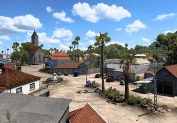Map Akokan Island – Grand Utopia Addon version 1.1 for Euro Truck Simulator 2 (v1.49.x)