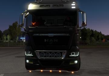 Angel Eyes for MAN TGX version 0.1 for Euro Truck Simulator 2 (v1.35.x)