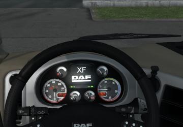 Angel Eyes and New Dashboard for DAF XF version 1.1 for Euro Truck Simulator 2 (v1.38.x)