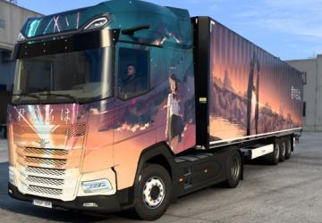 Anime Your Name 8K Skin version 1.0 for Euro Truck Simulator 2 (v1.35.x, - 1.43.x)