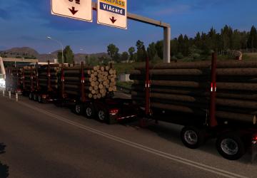 Arctic Logs Trailer version 1.39 for Euro Truck Simulator 2 (v1.39.x)