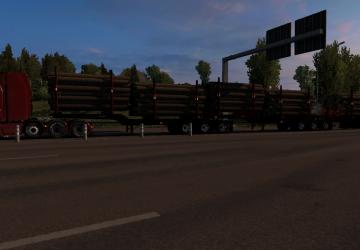 Arctic Logs Trailer version 1.39 for Euro Truck Simulator 2 (v1.39.x)