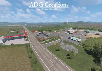 Ath - Belgium Map version 3.2 for Euro Truck Simulator 2 (v1.54.x)