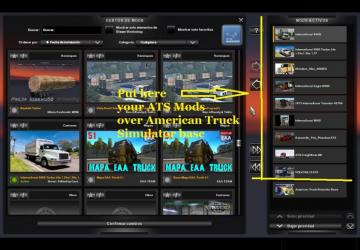 ATS mods in ETS2 version 1.0 for Euro Truck Simulator 2 (v1.35.x, 1.36.x)