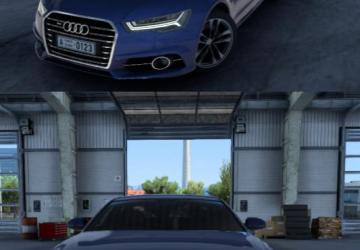 Audi A6 C7 2015 version 1.0 for Euro Truck Simulator 2 (v1.48.x)
