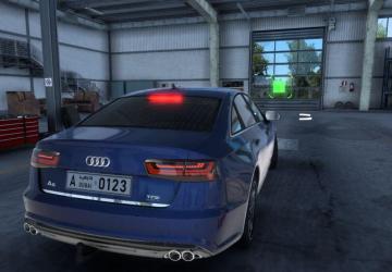 Audi A6 C7 2015 version 1.0.1 for Euro Truck Simulator 2 (v1.48.x)