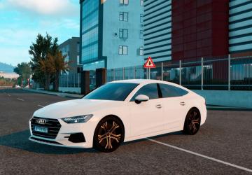 Audi A7 Sportback 2024 version 1.0 for Euro Truck Simulator 2 (v1.54.x)