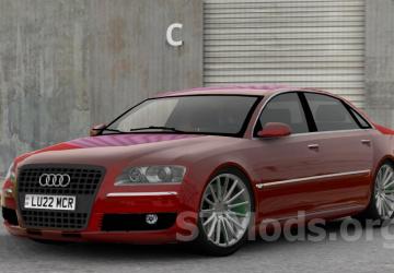 Audi A8 version 4.3 for Euro Truck Simulator 2 (v1.49.x)