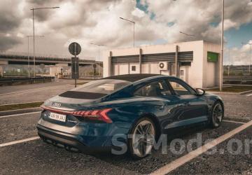Audi e-tron 2022 version 1.2 for Euro Truck Simulator 2 (v1.49.x)
