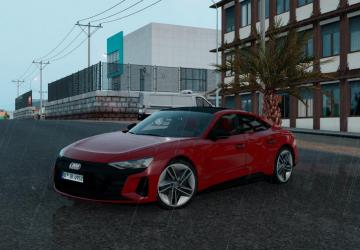 Audi e-tron 2022 version 1.9 for Euro Truck Simulator 2 (v1.54.x)