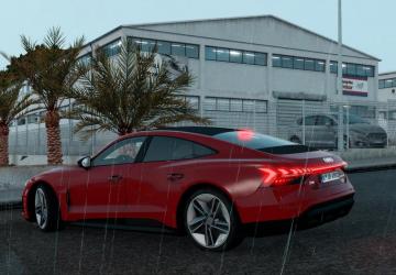 Audi e-tron 2022 version 1.9 for Euro Truck Simulator 2 (v1.54.x)