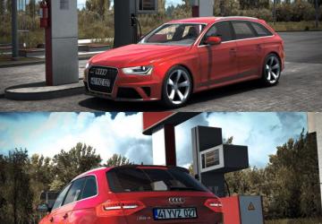 Audi RS4 Avant 2013 version 1.3 for Euro Truck Simulator 2 (v1.43.x)
