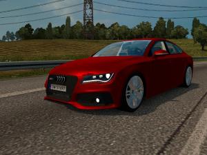 Audi RS7 version 4.0 for Euro Truck Simulator 2 (v1.40.x, 1.41.x)