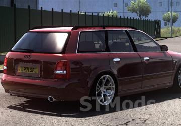 Audi S4 B5 Sedan + Avant version 2.2 for Euro Truck Simulator 2 (v1.44.x)