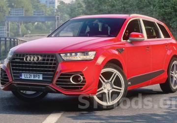Audi SQ7 4M version 1.4 for Euro Truck Simulator 2 (v1.47.x)