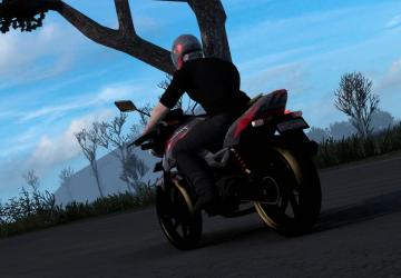 Bajaj Pulsar 150 DTSi version 1.0 for Euro Truck Simulator 2 (v1.49.x)