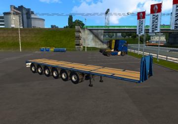 Ballast Trailer 6 Axles version 2.0 for Euro Truck Simulator 2 (v1.41.x)