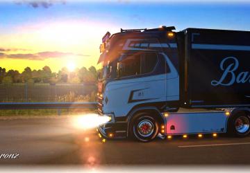 Baronz FlowerLiner skinpack version 1.0 for Euro Truck Simulator 2 (v1.35.x)