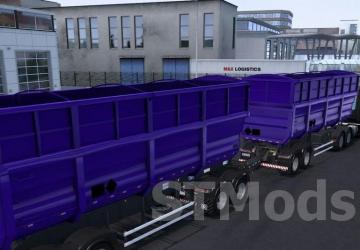 Basculante NEW R version 1.1 for Euro Truck Simulator 2 (v1.54.x, 1.55.x)