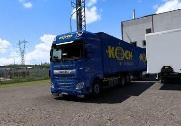 BDF addon for DAF XF E6 Schumi version 1.0 for Euro Truck Simulator 2 (v1.43.x)
