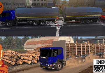 BDF Trailers for Scania Megamod version 1.1 for Euro Truck Simulator 2 (v1.38.x, 1.39.x)