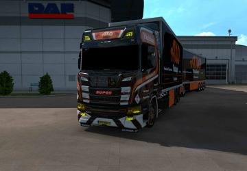 BDF Tandem Axo version 1.0 for Euro Truck Simulator 2 (v1.37.x, - 1.43.x)
