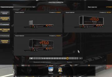 BDF Tandem Axo version 1.0 for Euro Truck Simulator 2 (v1.37.x, - 1.43.x)