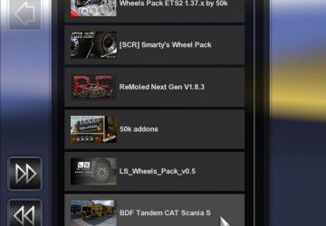 BDF Tandem CAT version 1.0 for Euro Truck Simulator 2 (v1.37.x, 1.38.x)