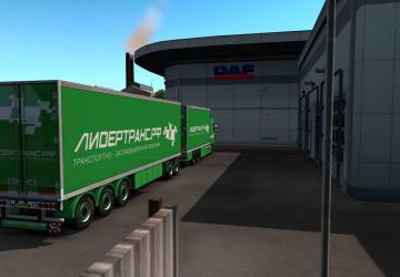 BDF Tandem DAF Leadertrans version 1.0 for Euro Truck Simulator 2 (v1.37.x, 1.38.x)