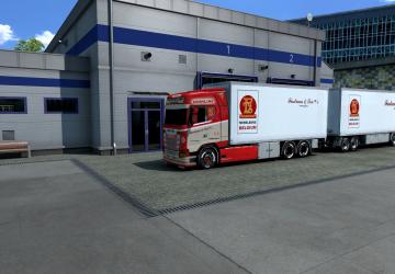 BDF Tandem Fisotrans & Son version 1.0 for Euro Truck Simulator 2 (v1.38.x)