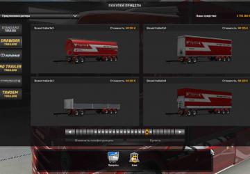 BDF Tandem Flignitz red version 1.0 for Euro Truck Simulator 2 (v1.37.x)