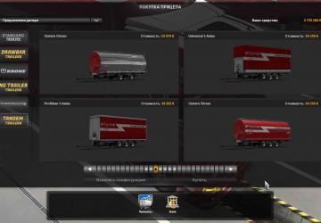BDF Tandem Flignitz red version 1.0 for Euro Truck Simulator 2 (v1.37.x)