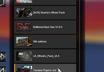 BDF Tandem Flignitz red version 1.0 for Euro Truck Simulator 2 (v1.37.x)