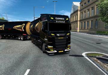 BDF Tandem Guinness version 1.0 for Euro Truck Simulator 2 (v1.37.x, 1.38.x)