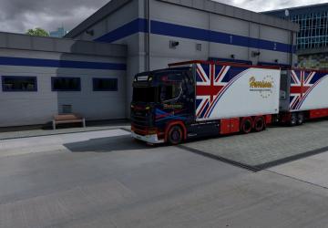 BDF Tandem Harrisons Transport version 1.0 for Euro Truck Simulator 2 (v1.38.x)