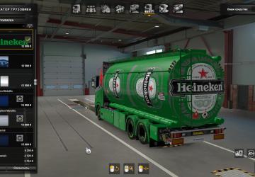 BDF Tandem Heineken version 1.0 for Euro Truck Simulator 2 (v1.37.x, 1.38.x)