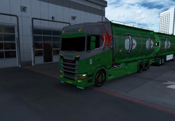 BDF Tandem Heineken version 1.0 for Euro Truck Simulator 2 (v1.37.x, 1.38.x)