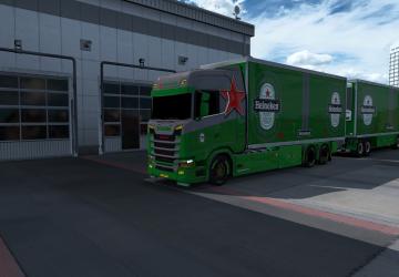 BDF Tandem Heineken version 1.0 for Euro Truck Simulator 2 (v1.37.x, 1.38.x)