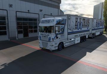 BDF Tandem Hovotrans DAF XF 105 version 1.0 for Euro Truck Simulator 2 (v1.37.x, 1.38.x)
