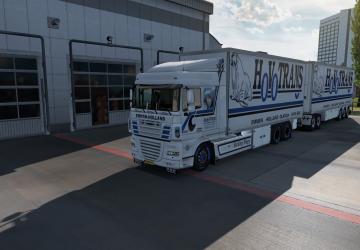 BDF Tandem Hovotrans DAF XF 105 version 1.0 for Euro Truck Simulator 2 (v1.37.x, 1.38.x)