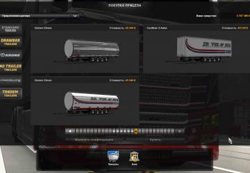 BDF Tandem J.P. Vis & Zn version 1.0 for Euro Truck Simulator 2 (v1.37.x)