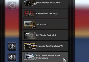 BDF Tandem  JBK Derichebourg version 1.0 for Euro Truck Simulator 2 (v1.37.x, 1.38.x)