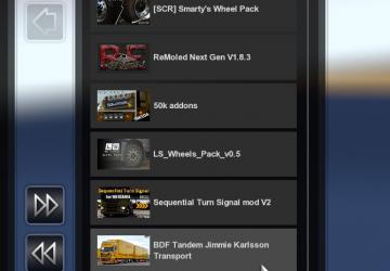 BDF Tandem  Jimmie Karlsson Transport AB version 1.0 for Euro Truck Simulator 2 (v1.37.x, 1.38.x)
