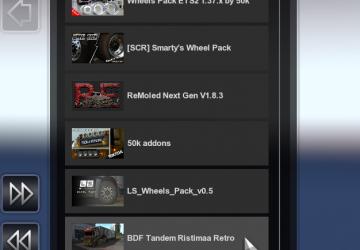 BDF Tandem Ristimaa Retro version 1.0 for Euro Truck Simulator 2 (v1.37.x, 1.38.x)