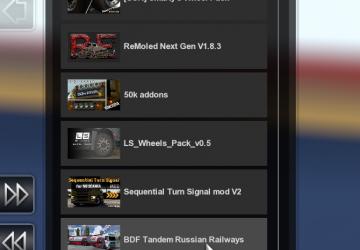 BDF Tandem RZD version 1.0 for Euro Truck Simulator 2 (v1.37.x, 1.38.x)