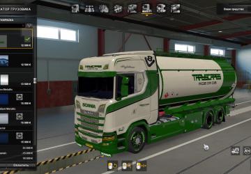 BDF Tandem TrayScape version 1.0 for Euro Truck Simulator 2 (v1.37.x, 1.38.x)