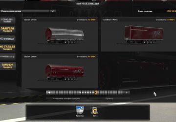 BDF Tandem TVX version 1.0 for Euro Truck Simulator 2 (v1.37.x)